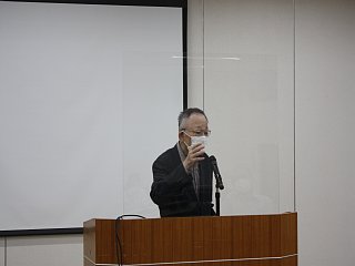 竹川共同代表が役員就任のあいさつ